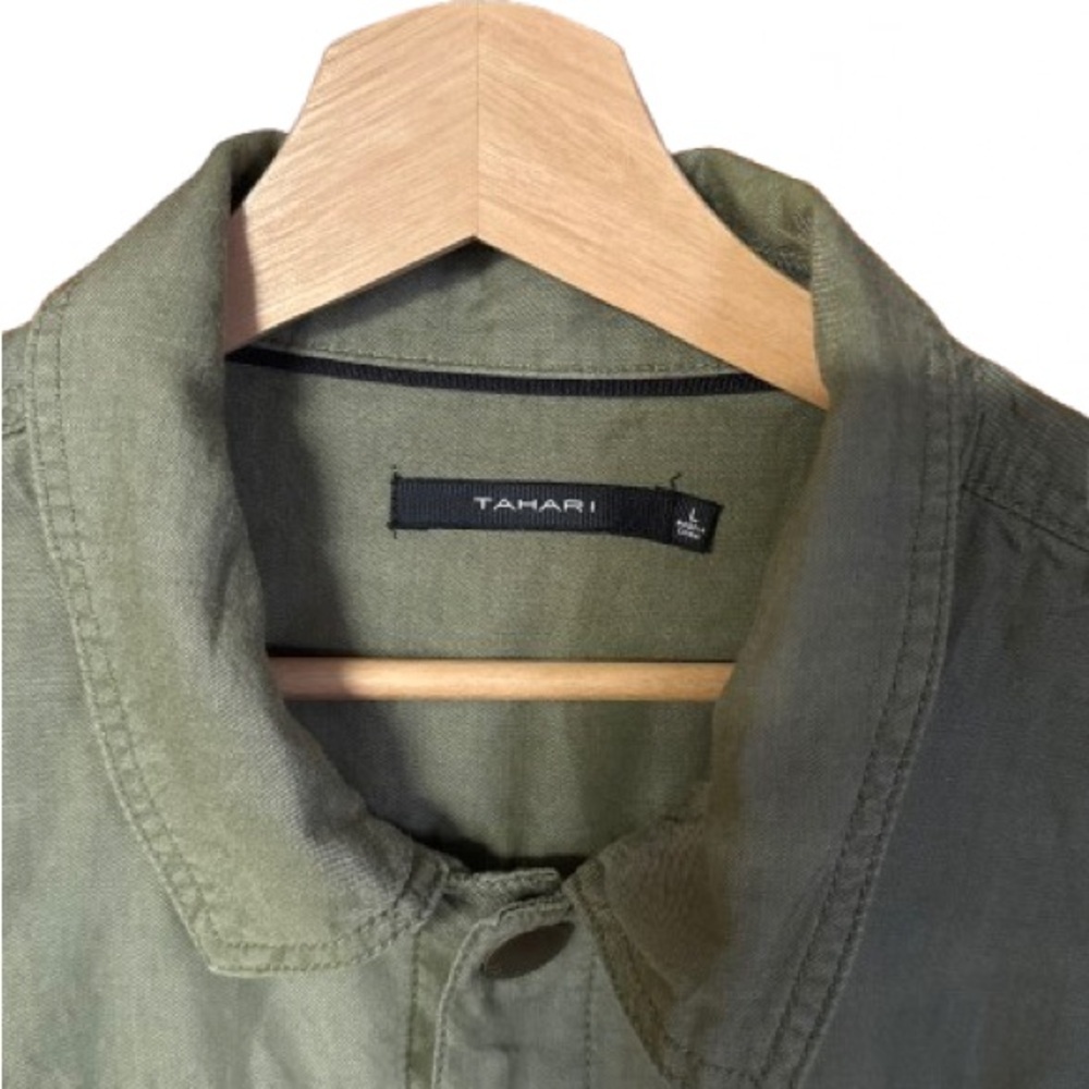 Tahari Womans Olive Green Lightweight Jacket - Picture 3 of 9